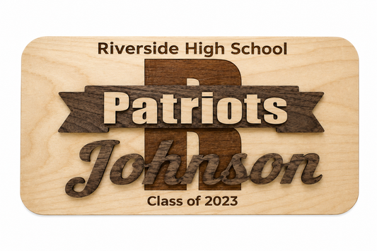 Personalized Alumni Sign | Custom School Pride Wood Sign