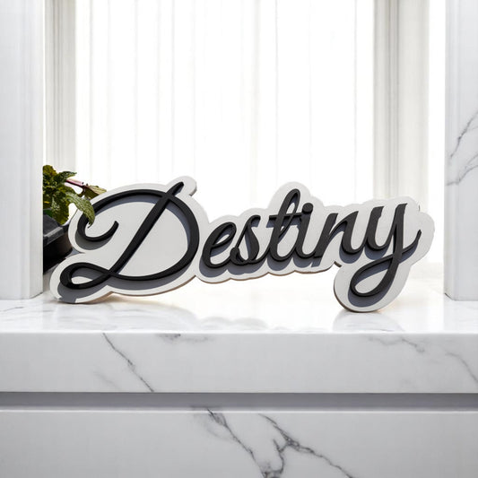Custom 3D Name Sign