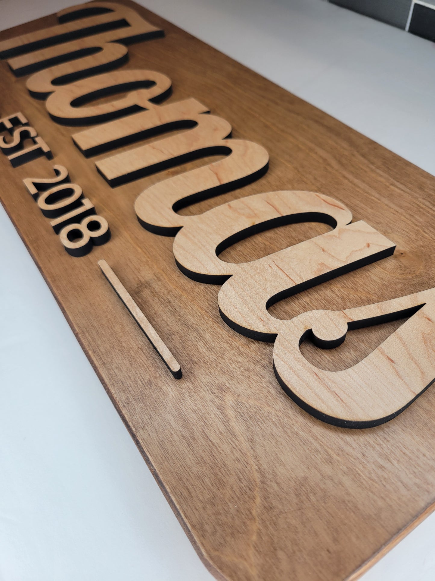Personalized Family Name Sign