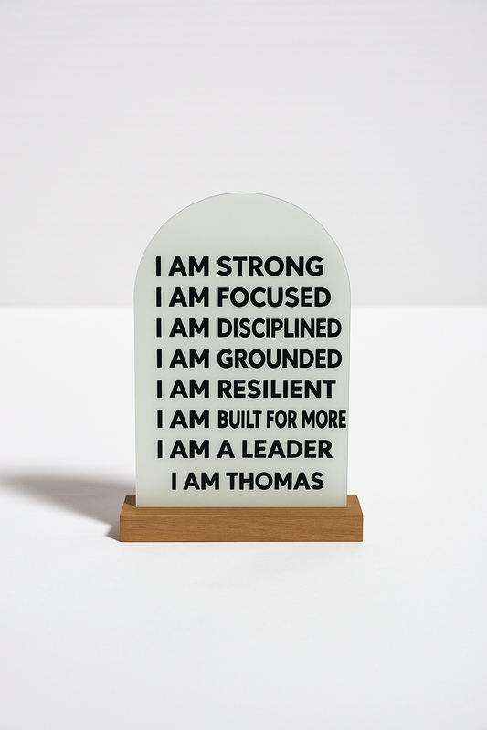 Acrylic Affirmation Sign