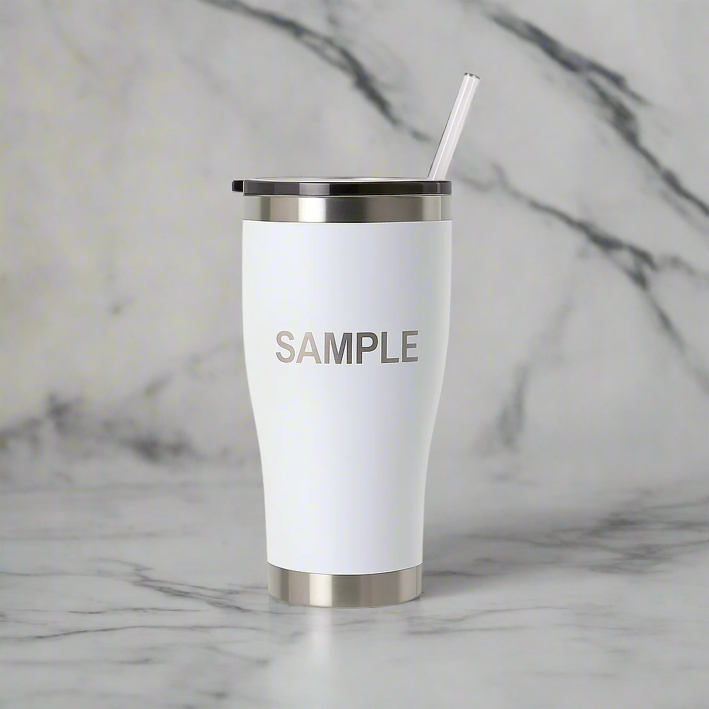 Custom Engraved Monogram Tumbler