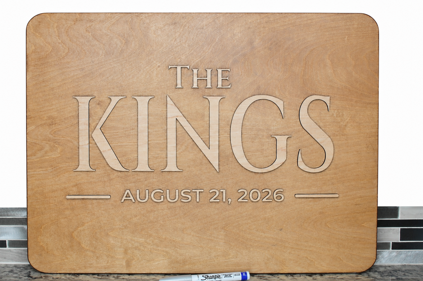 Personalized Wedding Signing Board I Handmade Wooden Guest Book Alternative