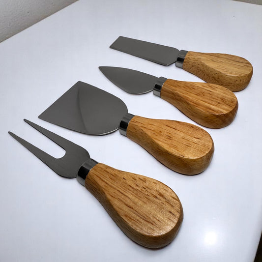 Wood Cheese Knife Set