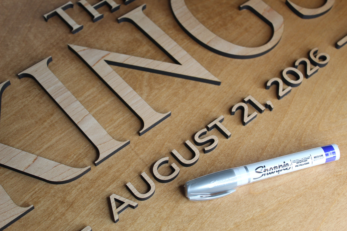 Personalized Wedding Signing Board I Handmade Wooden Guest Book Alternative