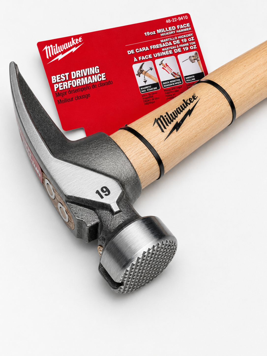 Custom Engraved Milwaukee® 19 oz Hickory Framing Hammer