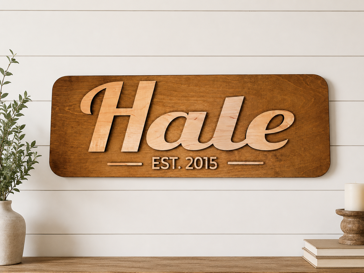 Personalized Family Name Sign