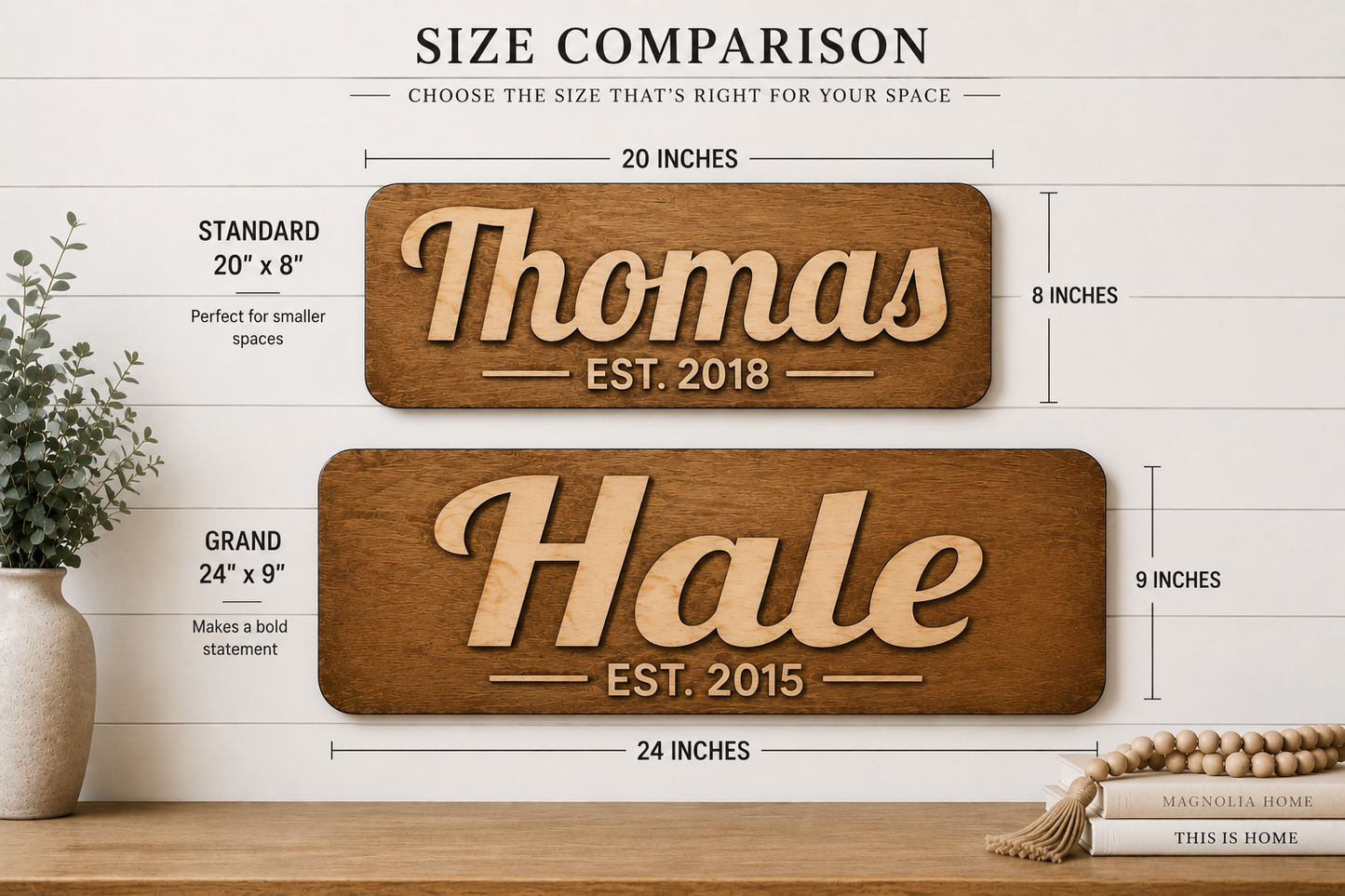 Personalized Family Name Sign