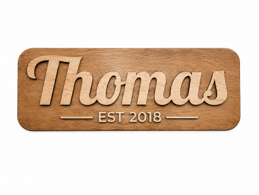Personalized Family Name Sign